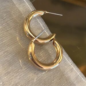 Mini Tube Hoop Earrings